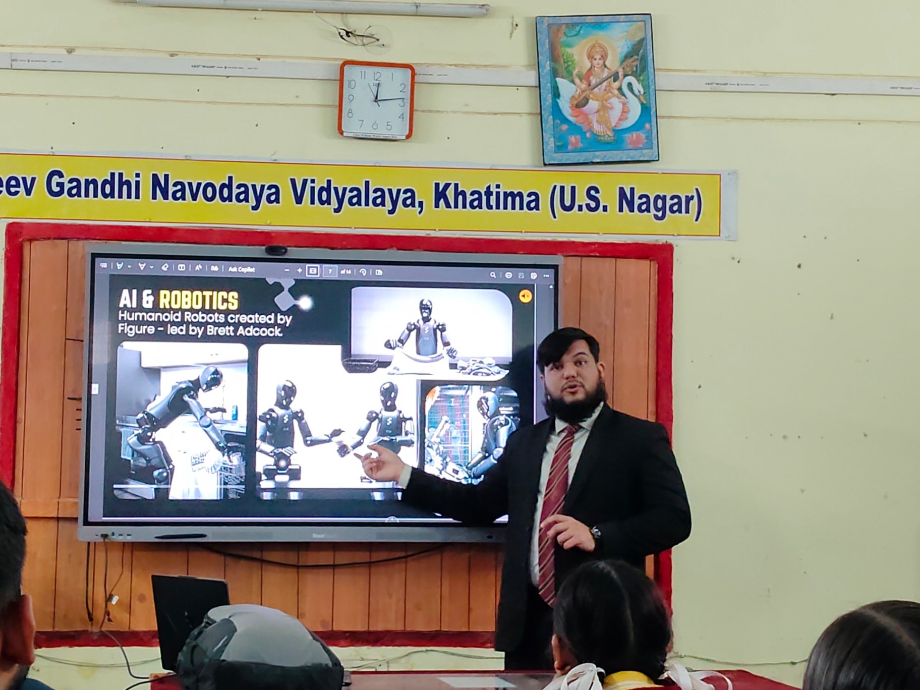 AI & Robotics Masterclass — Navodaya Vidyalaya, Khatima